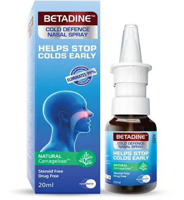 Betadine Nasal Defence nasal spray 20ml by INova Pharmaceuticals