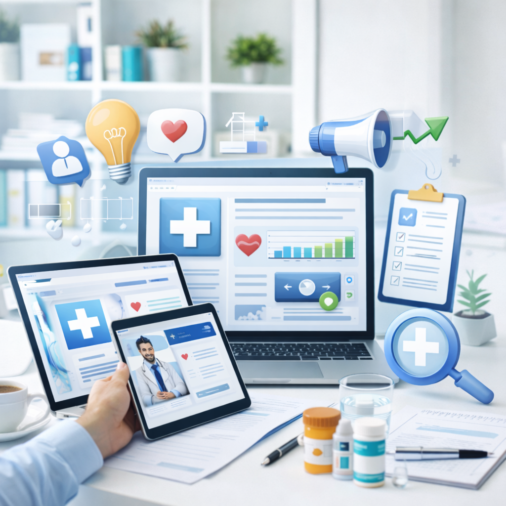 Medical content marketing for healthcare brands in Qatar using compliant educational digital content and healthcare communication tools
